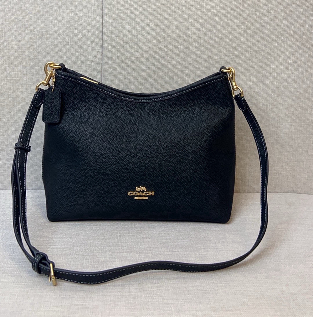 Coach Laurel Medium Shoulder Bag, Black - Picture 2 of 9